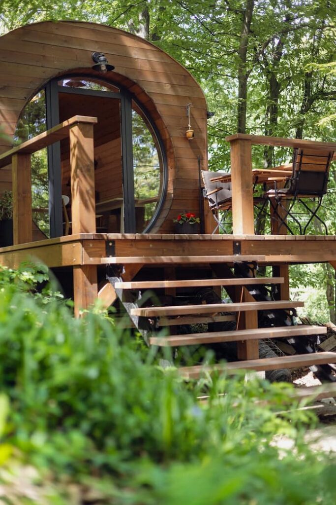 Kisvacok : Tiny House dans le Coude du Danube